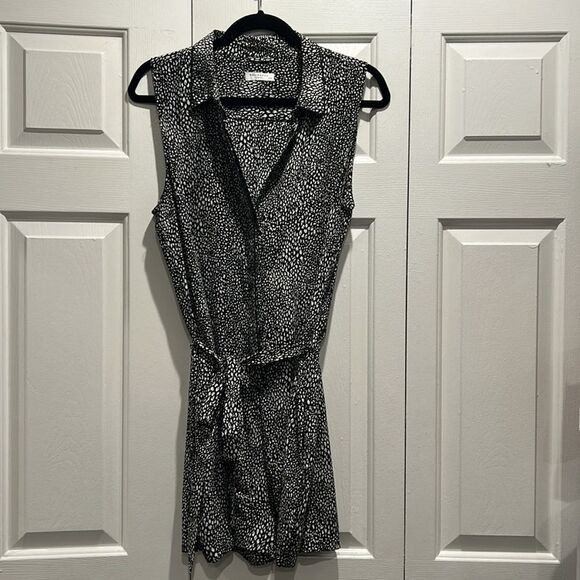 Equipment Silk Earl Romper Animal Print, Size Large - Picture 9 of 9